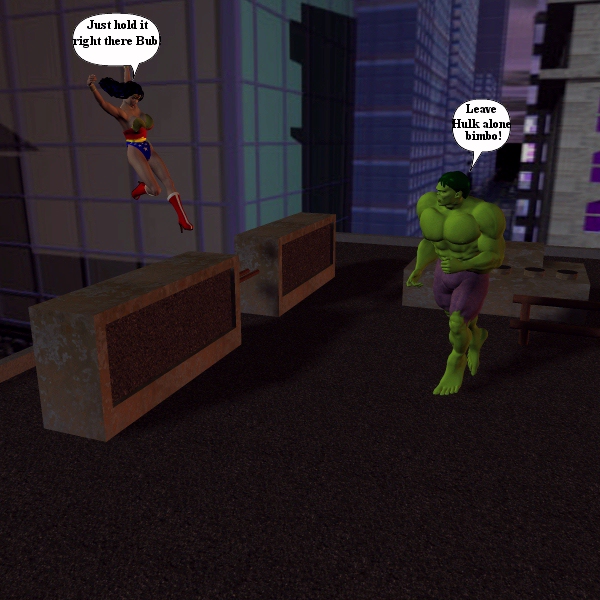 Wonder Woman VS. Hulk