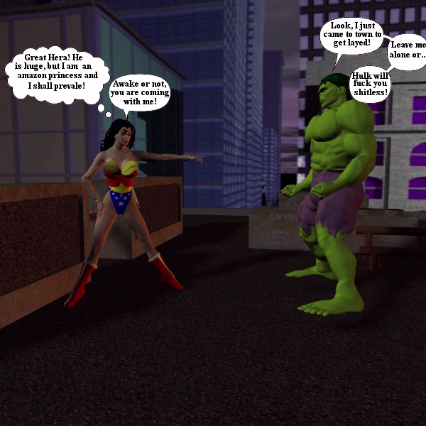 Wonder Woman VS. Hulk