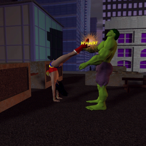 Wonder Woman VS. Hulk